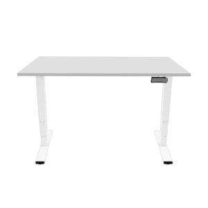 Contini RAL 9016 1.6 x 0.8 m Weiss mit Grauer Tischplatte