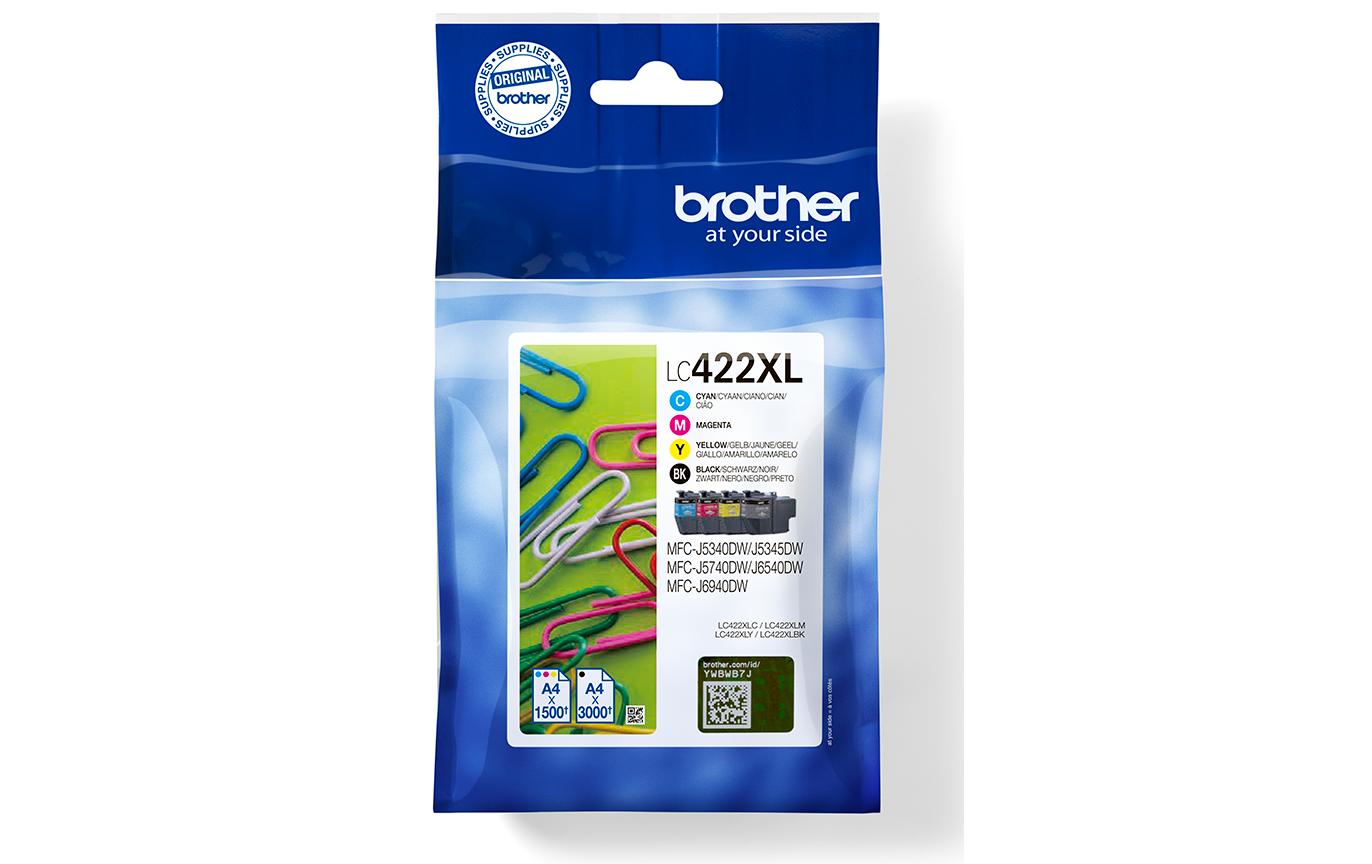 Brother Valuepack LC-422XL Black/Cyan/Magenta/Yellow 2