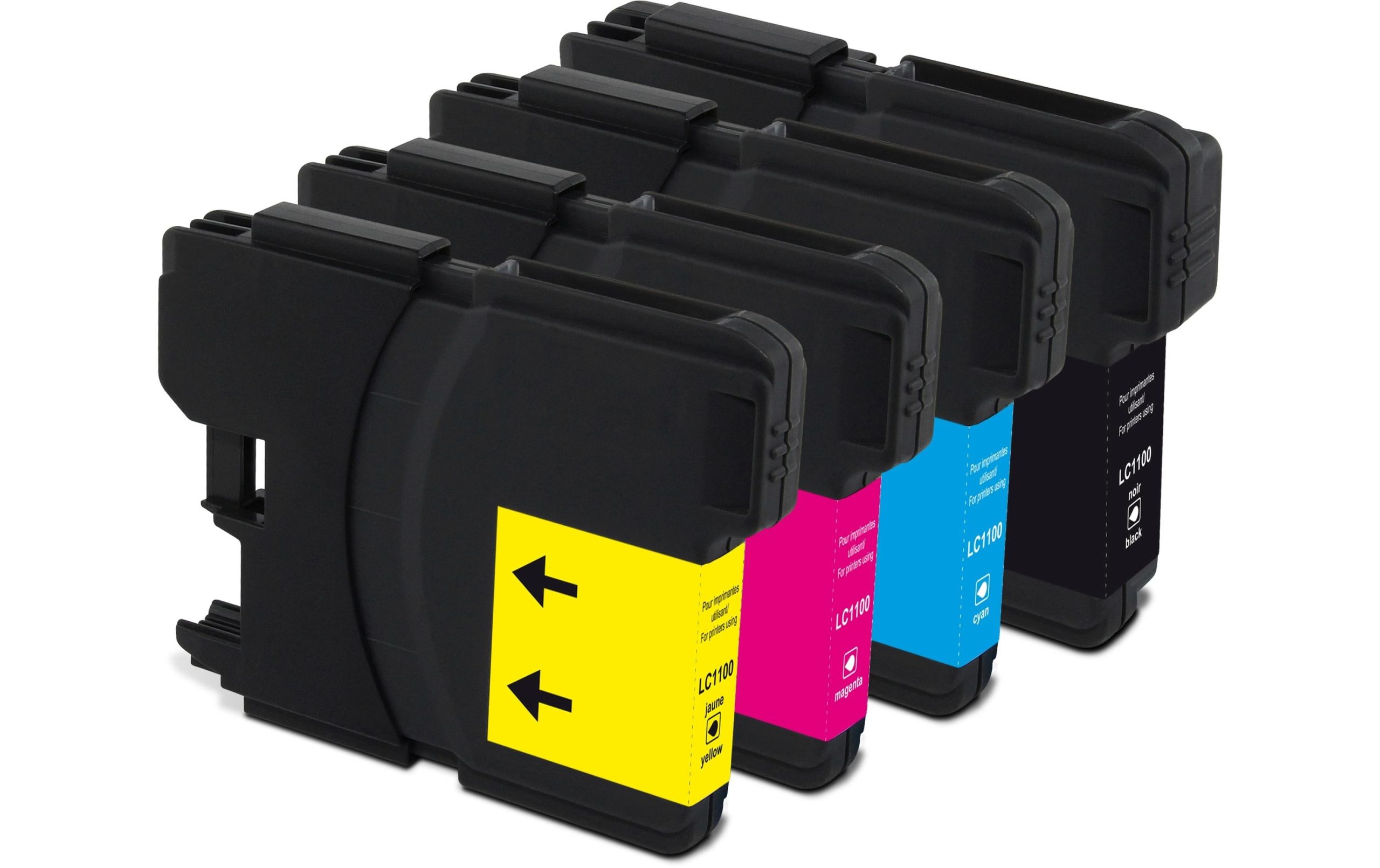 Generic Ink Tintenset für Brother LC1100 Magenta/Yellow/Black/Cyan 2 221513832 xxl3 scaled