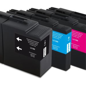 Generic Ink Tintenset für Brother LC1280XL Magenta/Yellow/Black/Cyan