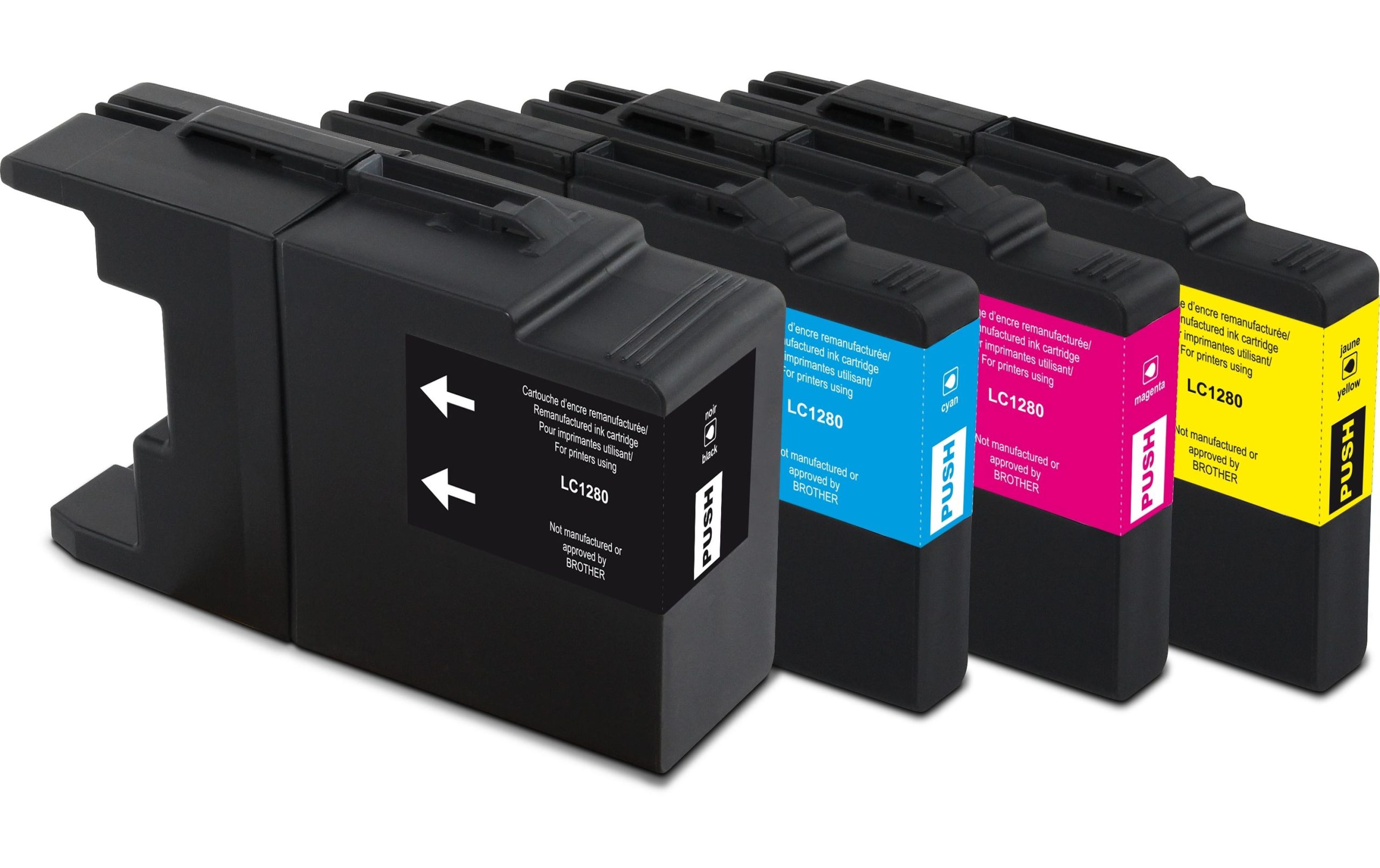 Generic Ink Tintenset für Brother LC1280XL Magenta/Yellow/Black/Cyan 3 Generic Ink Tintenset für Brother LC1280XL Magenta/Yellow/Black/Cyan