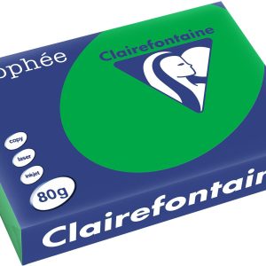 Clairefontaine Kopierpapier Trophée A4, 80 g/m², Smaragdgrün, 500 Blatt