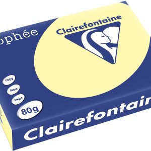 Clairefontaine Kopierpapier Trophée A4, 80 g/m², Gelb, 500 Blatt