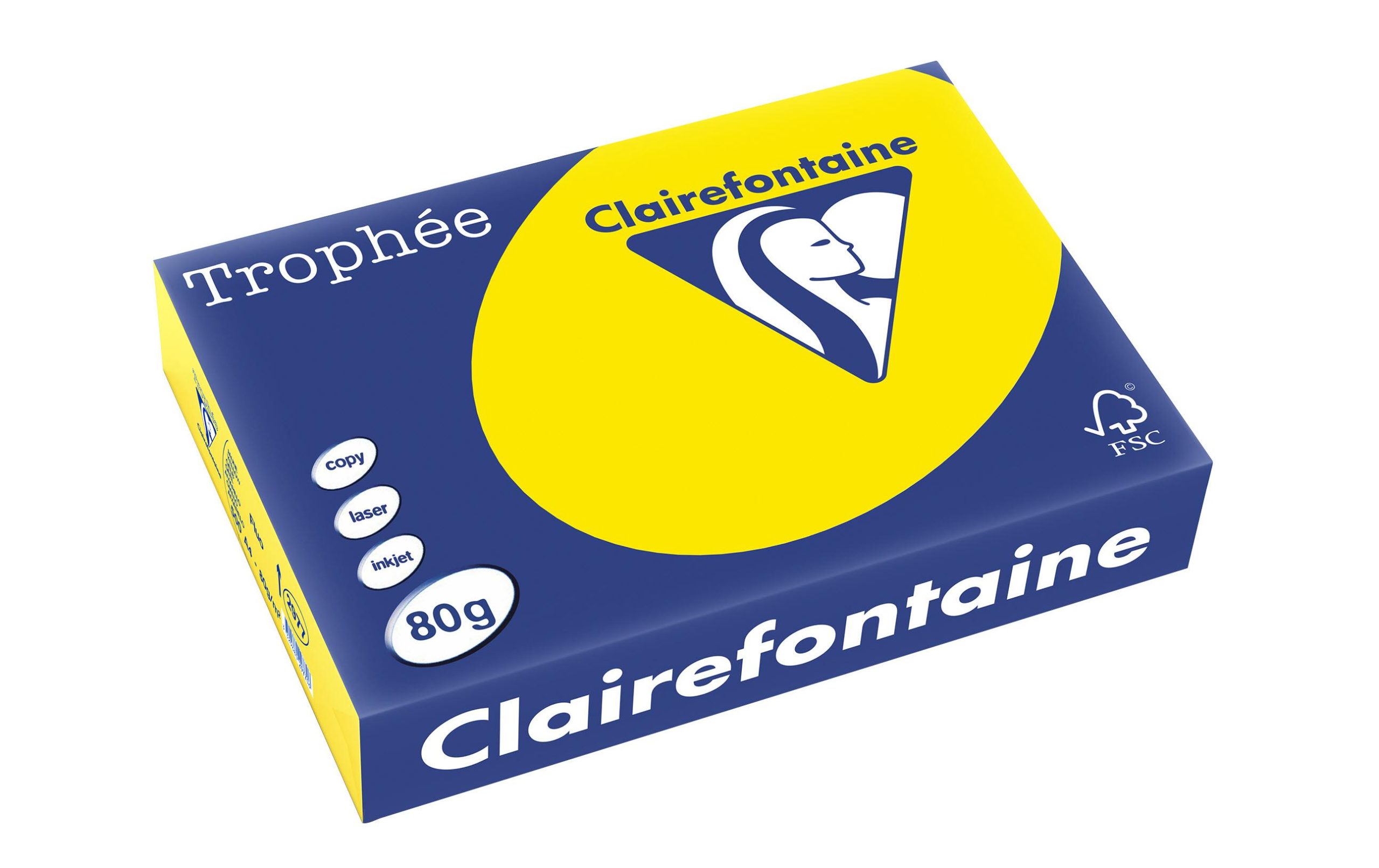 Clairefontaine Kopierpapier Trophée A3, 80 g/m², Neongelb, 500 Blatt 1 223217429 xxl3 scaled