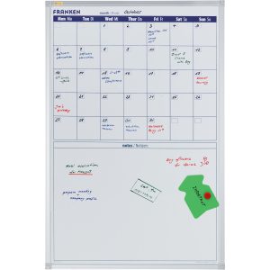 Franken Kalender Monatskalender X-tra!Line 90 cm x 60 cm, Weiss