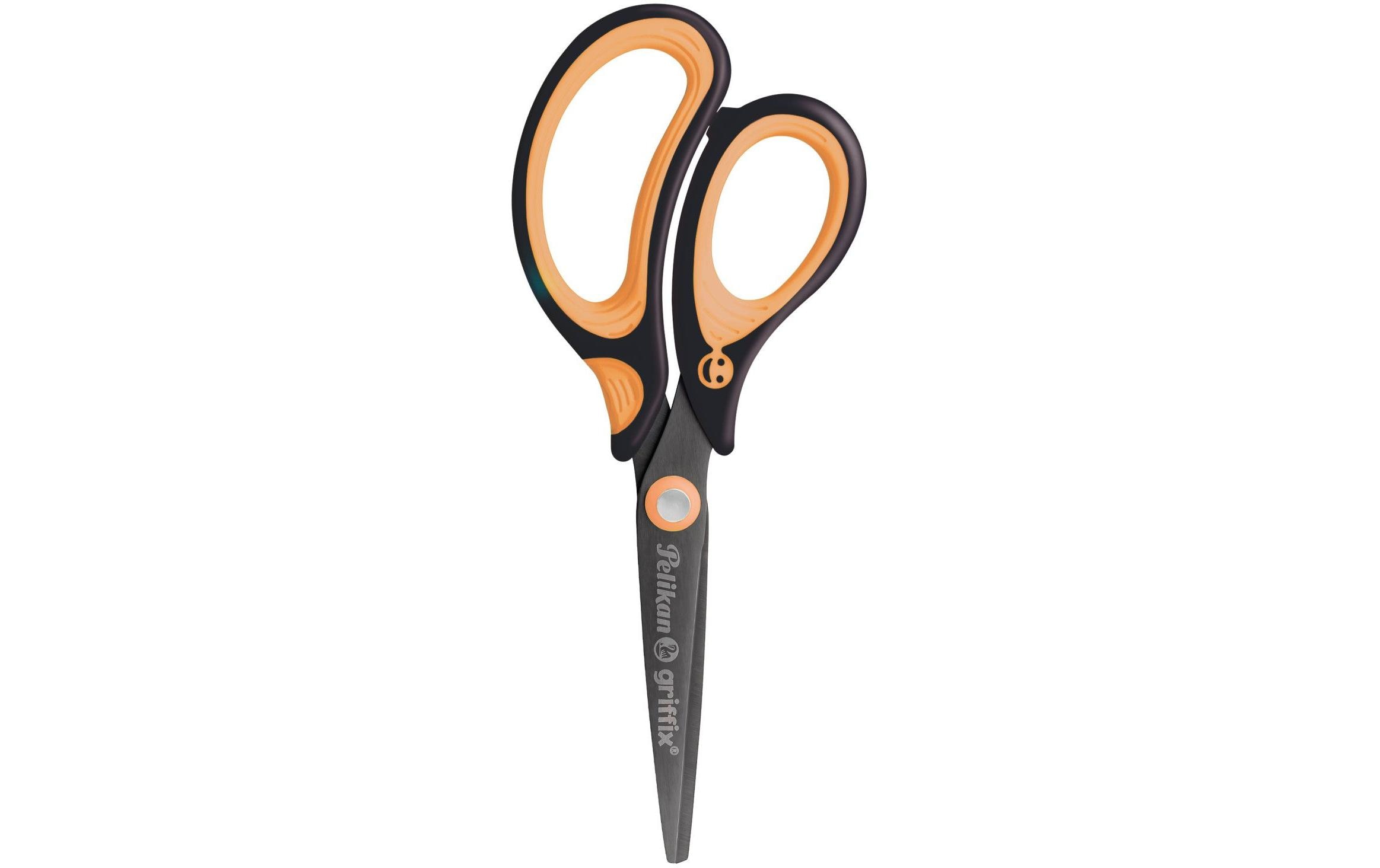 Pelikan Schere Griffix 15 cm Linkshänder, Neon Black 1