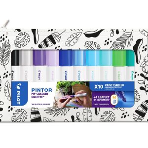 Pilot Permanent-Marker Pintor Medium Cool 10 Stück, Mehrfarbig