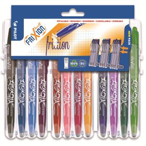 Pilot Rollerball FriXion ball Set2Go 0.7 mm, Mehrfarbig, 12 Stück