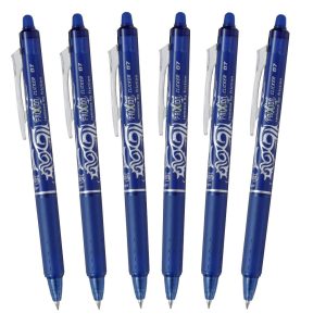 Pilot Gelschreiber FlowPack FriXion Clicker 6 Stück, Blau