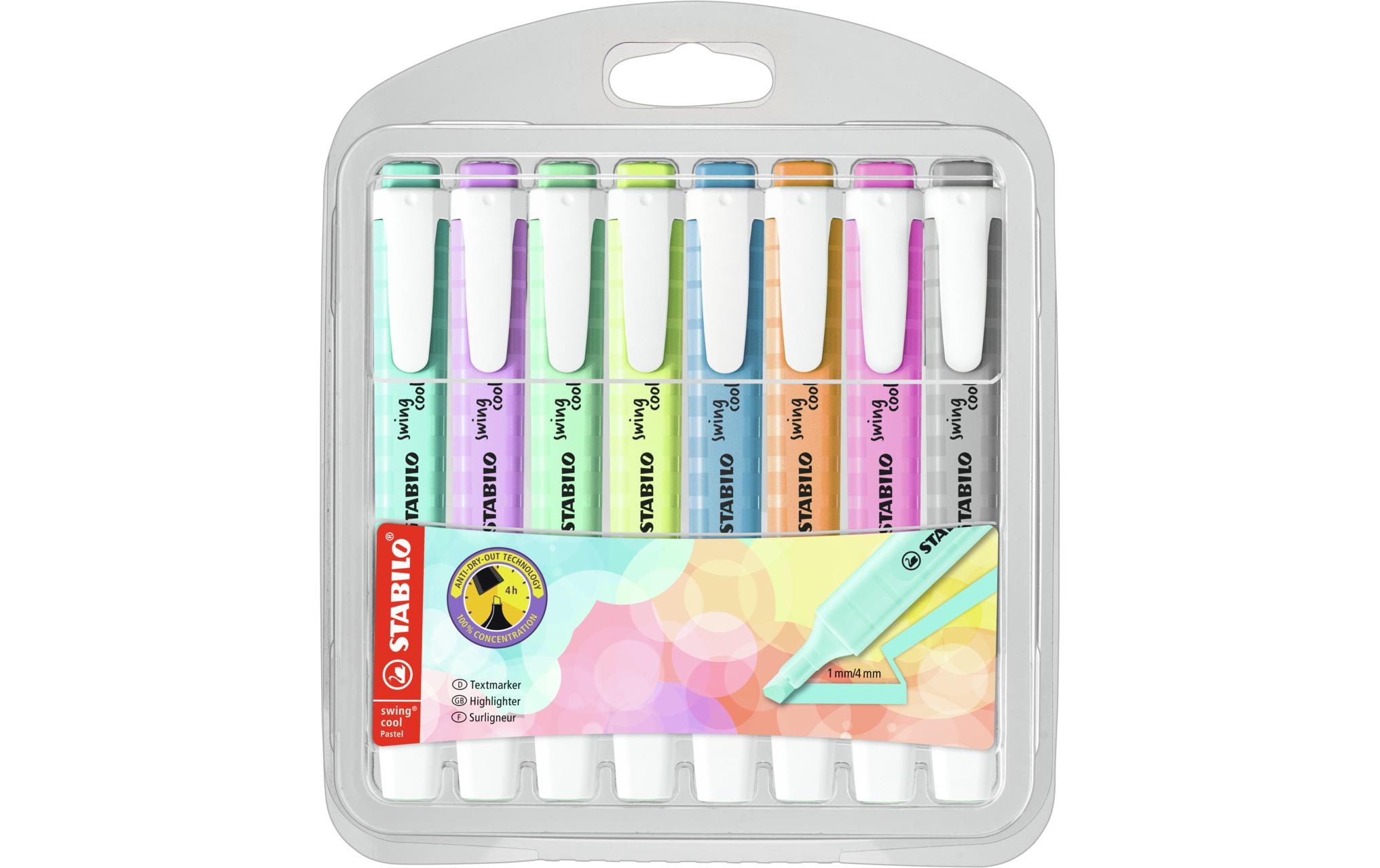 STABILO Swing cool 8er Etui 22 Pastell 2