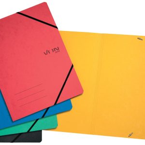 VON Eckspanner A4, assortiert mit elastischen Eckbändern, Karton