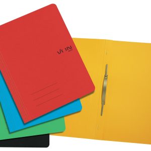 VON Schnellhefter A4 mit Heftmechanik 5 Stück, Mehrfarbig