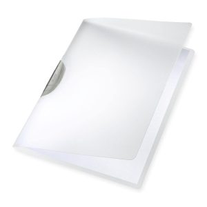 Leitz Klemmhefter Color-Clip Grau/Semitransparent