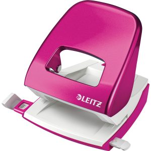 Leitz Locher NeXXt WOW im Blister, 30 Blatt, Pink
