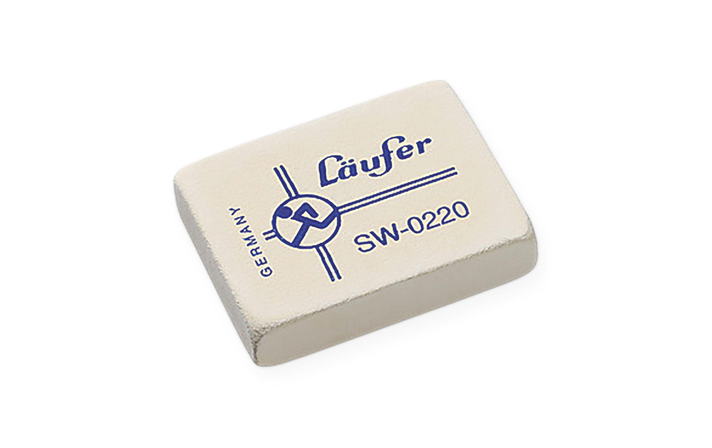Läufer Radiergummi SW-0220 48 x 36 x 10 mm, Weiss 3 Läufer Radiergummi SW-0220 48 x 36 x 10 mm, Weiss