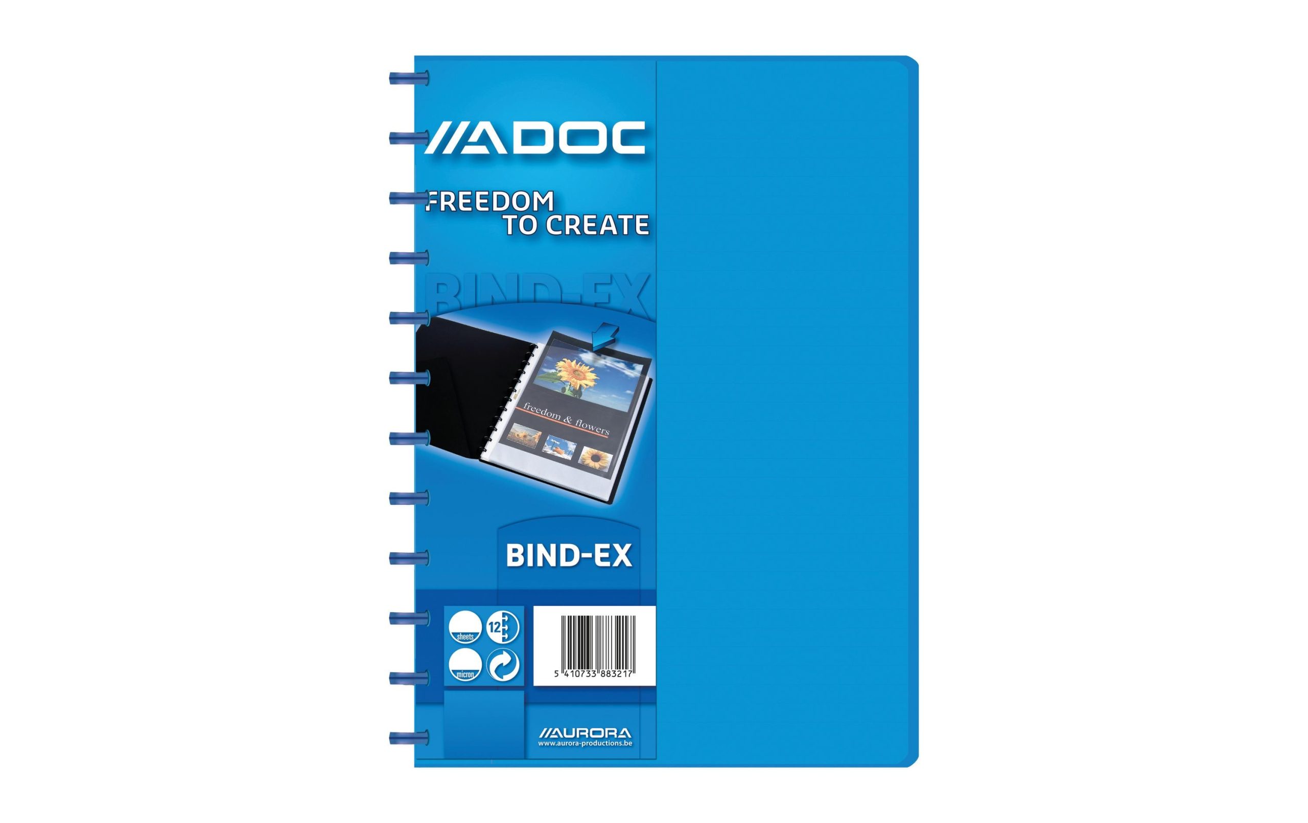 Adoc Sichtbuch Colorlines A4, 30 Taschen, Blau 2 227166371 xxl3 scaled