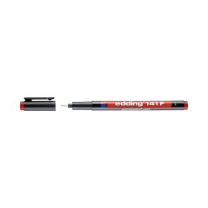 edding Permanent-Marker OHP F, 0.6 mm, Rot