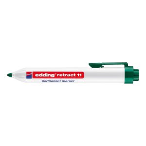 edding Permanent-Marker Retract 11 Grün