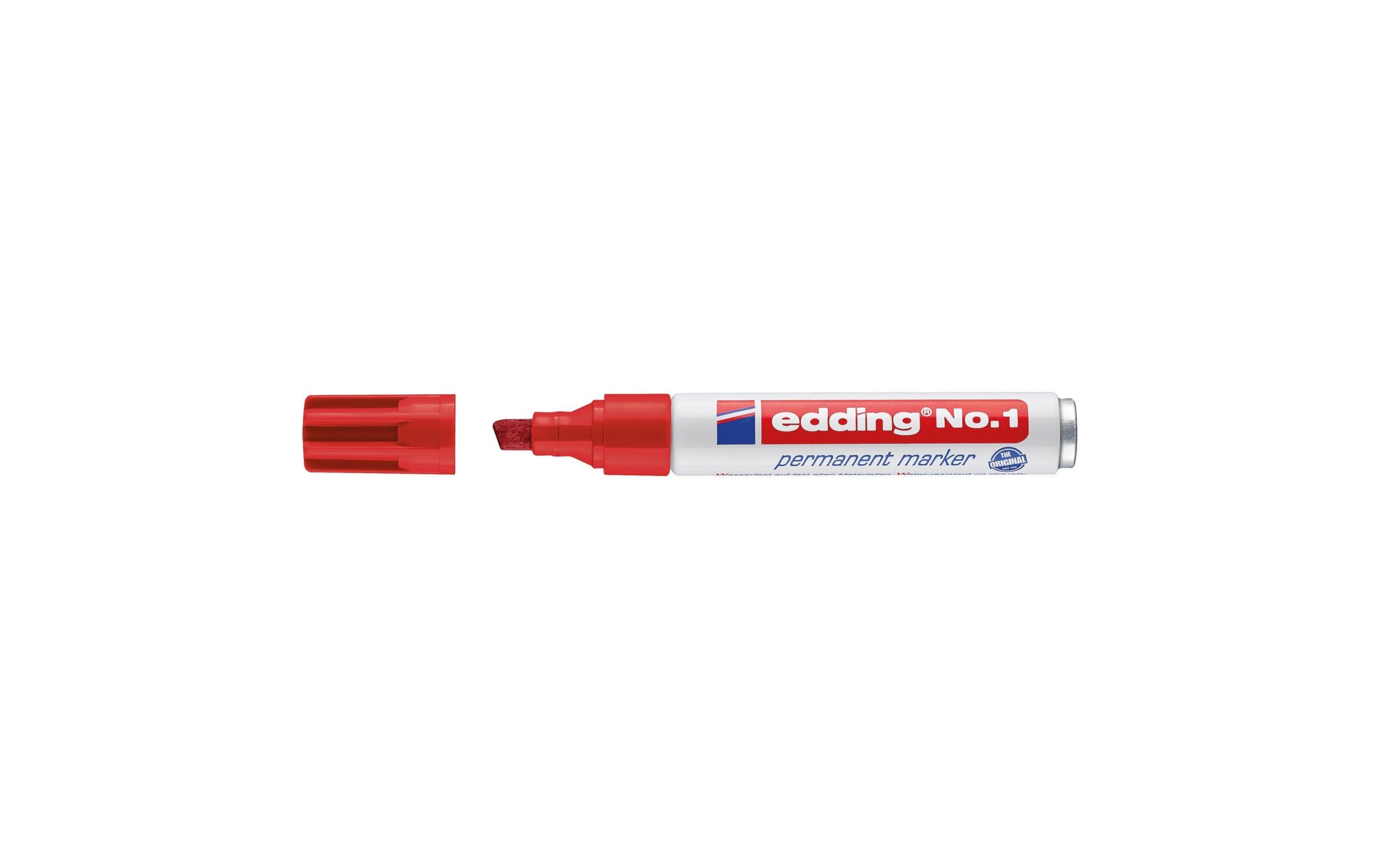 edding Permanent-Marker Rot 3 edding Permanent-Marker Rot
