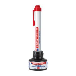 edding Permanent-Marker Retract 11 Rot