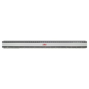 M+R Lineal Skala Aluminium 40 cm