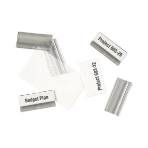 DURABLE Reiter Transparent, 10 Stück