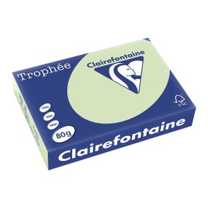 Clairefontaine Kopierpapier Trophée Colored Copy A3, Hellgrün, 80 g/m²