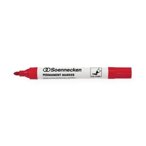 Soennecken Permanent-Marker Rot, 10 Stück