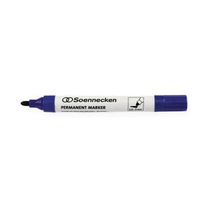 Soennecken Permanent-Marker Blau, 10 Stück