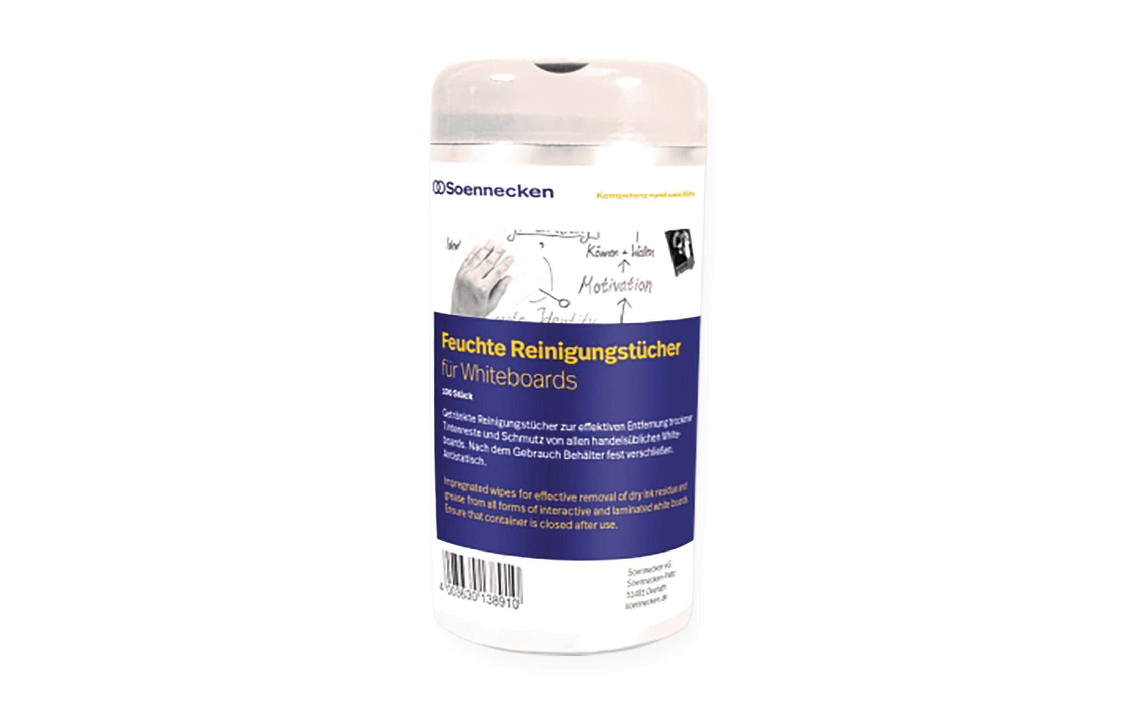 Soennecken Reinigungstuch für Whiteboard Spenderdose à 100 Stück 3 Soennecken Reinigungstuch für Whiteboard Spenderdose à 100 Stück