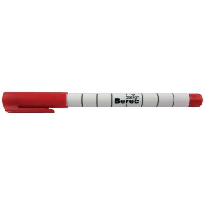 Berec Whiteboard-Marker Schmal Rot