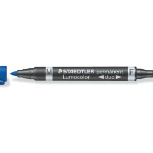 Staedtler Permanent-Marker Lumocolor Duo 348 Blau