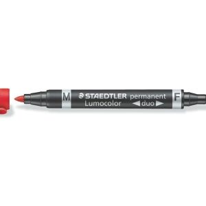 Staedtler Permanent-Marker Lumocolor Duo 348 Rot