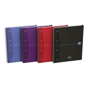 Oxford Notizbuch European Book A4 +, Kariert, Assortiert