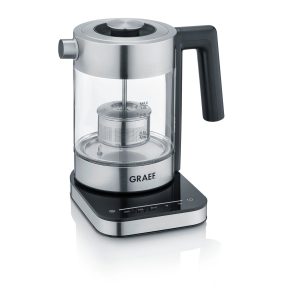 Graef Wasserkocher WK 350, 1 l, Edelstahl/Transparent