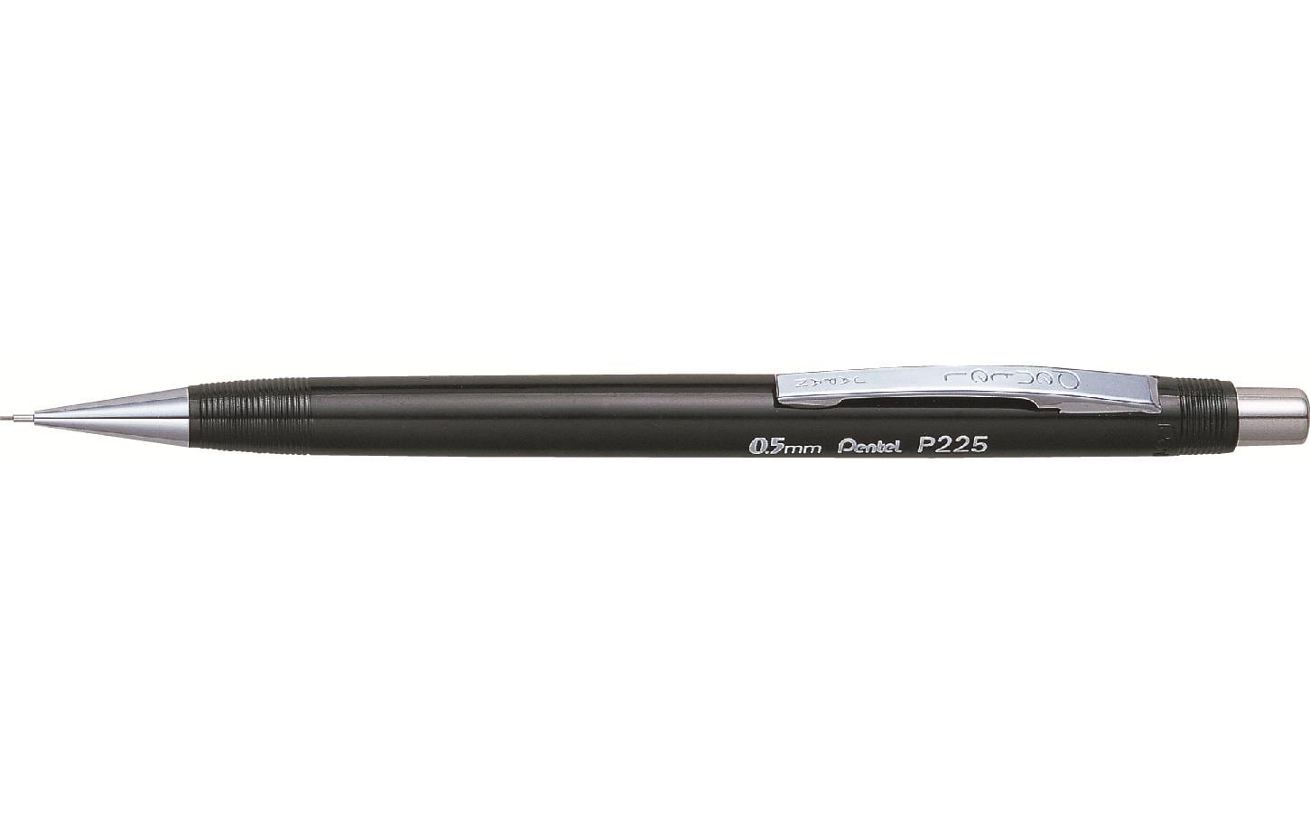 pentel Minenbleistift P225 0.5 mm, Schwarz 3 pentel Minenbleistift P225 0.5 mm, Schwarz