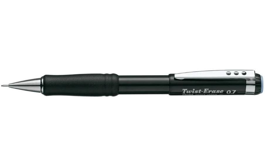 pentel Minenbleistift Twist Erase 0.7 mm, Schwarz 3 pentel Minenbleistift Twist Erase 0.7 mm, Schwarz