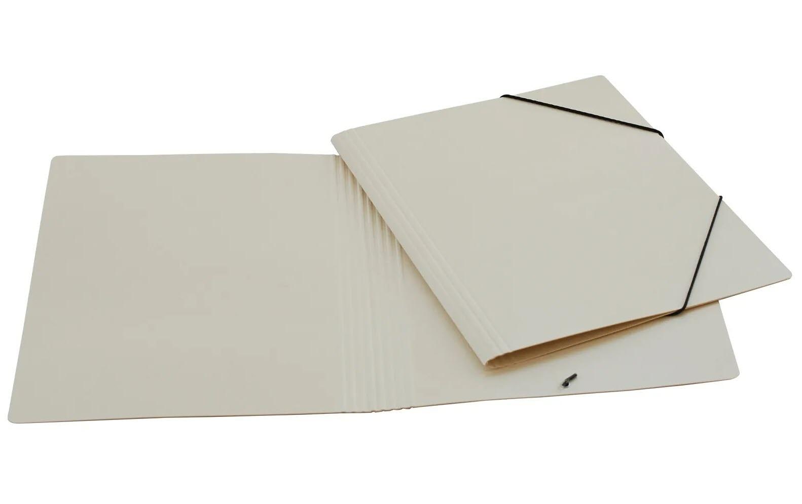 EROLA Gummibandmappe A4 Pressspan Chamois 2