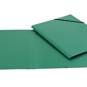 EROLA Gummibandmappe A4 Pressspan Grün