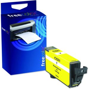 Freecolor für Canon CLI-521 Yellow