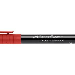 Faber-Castell Permanent-Marker Multimark M, Rot