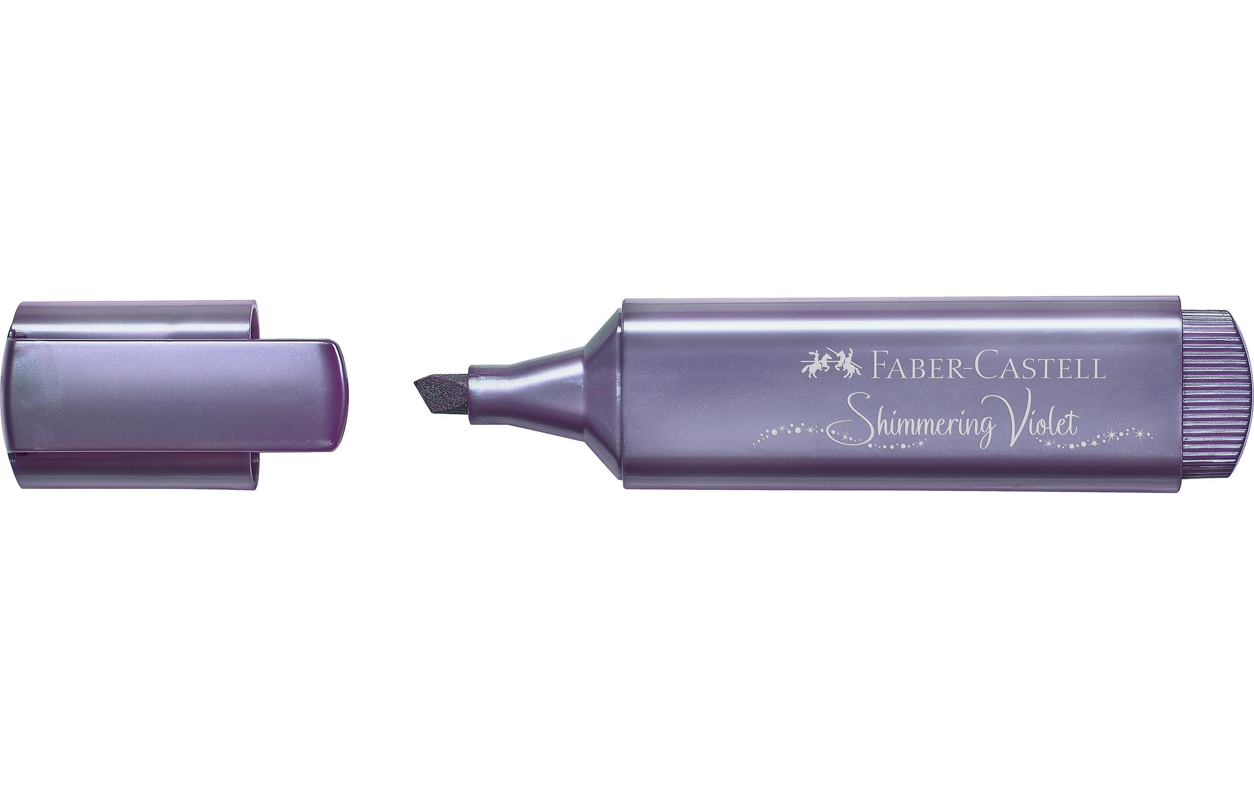 Faber-Castell Textmarker 1546 Shimmering Violet, Metallic 1