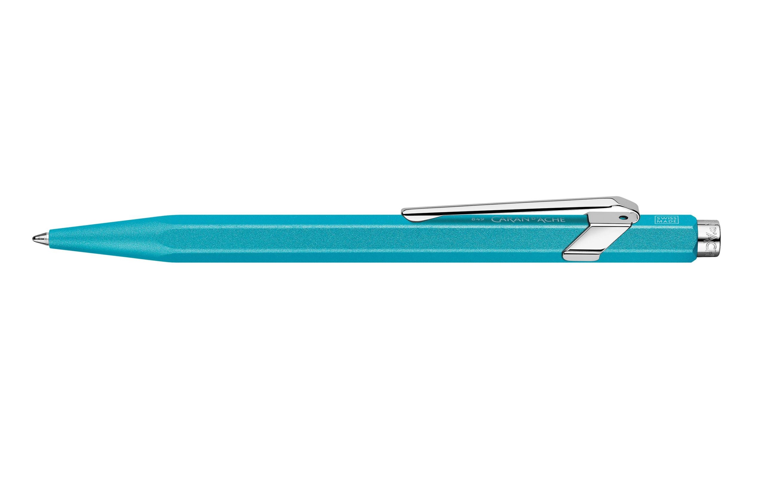 Caran d'Ache Kugelschreiber 849 Colormat-x Türkis Medium (M) 1 231353313 xxl3 scaled