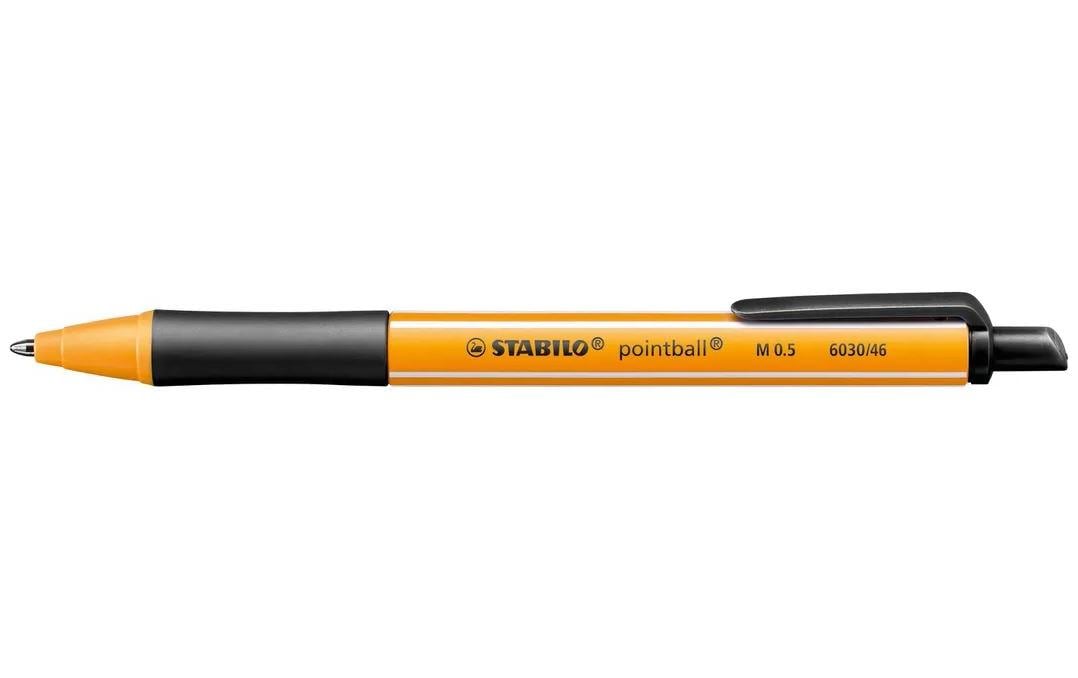 STABILO Kugelschreiber Pointball Schwarz 3 STABILO Kugelschreiber Pointball Schwarz