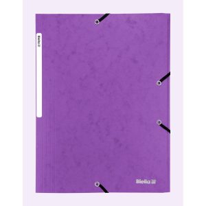 Biella Gummibandmappe A4 Karton, Violett