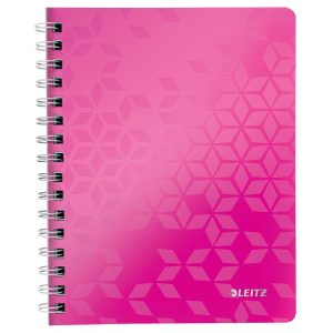 Leitz Notizheft WOW College A5, Kariert, Pink