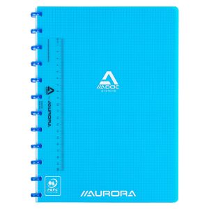 Adoc Notizheft Pap-Ex Colorline, A4, Blau, kariert