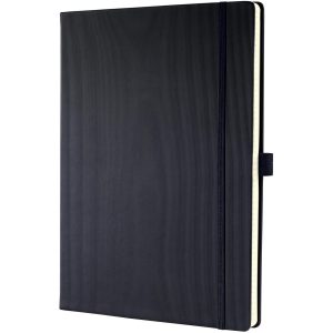 Sigel Notizbuch Conceptum A4, Liniert, Schwarz