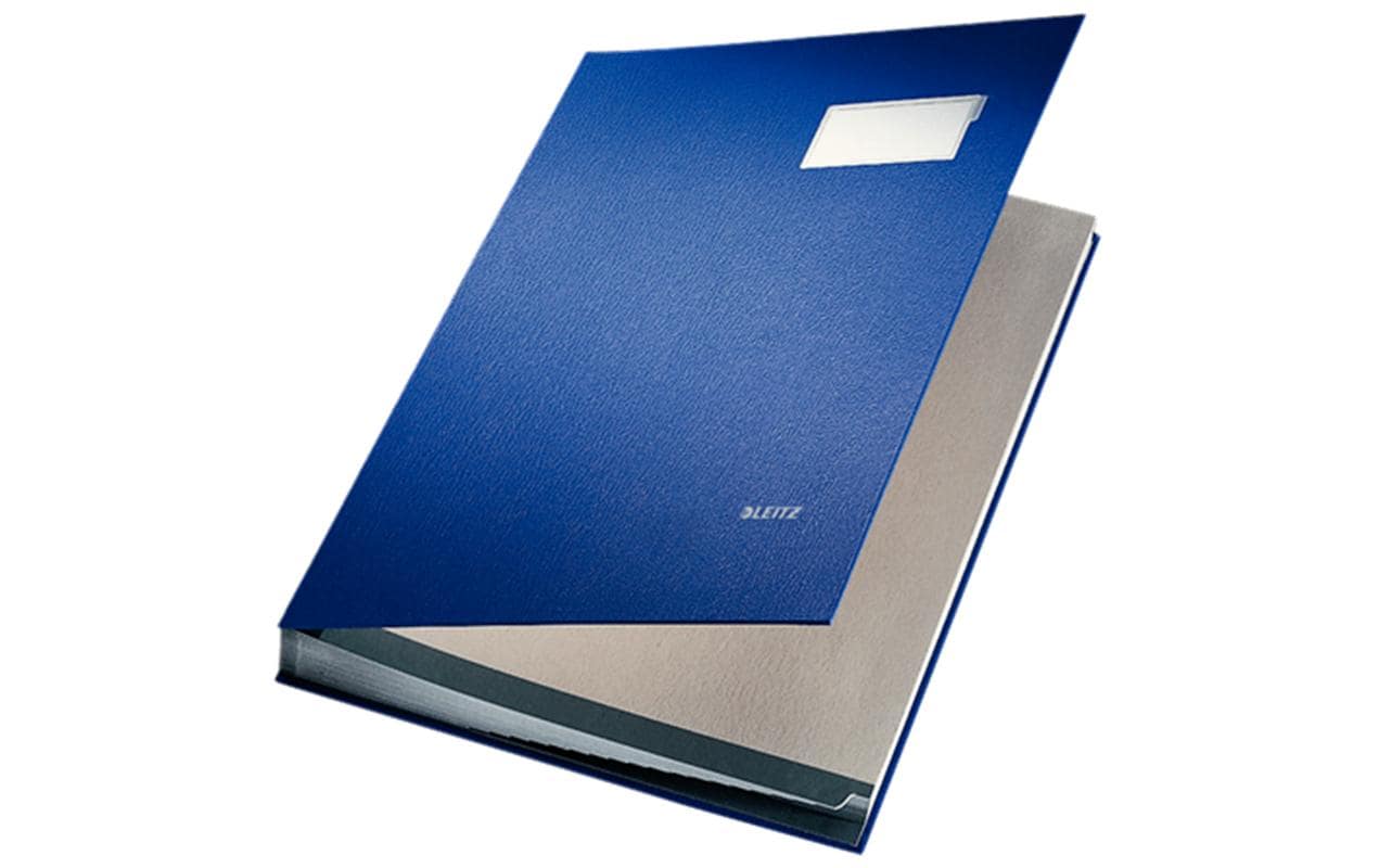 Leitz Unterschriftenmappe Unterschriftsmappe PP A4, Blau 2
