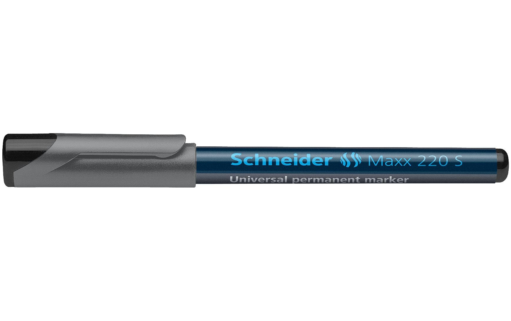 Schneider Permanent-Marker OHP Maxx Schwarz, S 3 Schneider Permanent-Marker OHP Maxx Schwarz, S